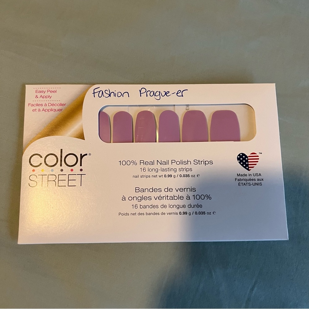 *Retired* Color Street: Fashion Prague-er | Purple Lavender Pastel Spring Summer - Picture 3 of 12